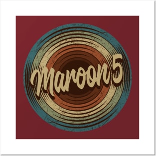 Maroon 5 Vintage Vinyl Posters and Art